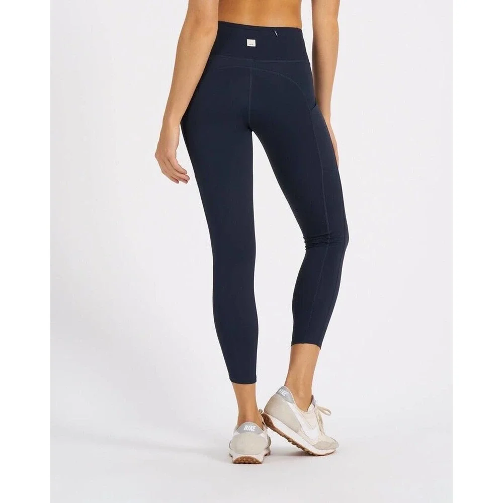 Vuori Women Ink Stride Performance Leggings 7/8 Length Stretch Side Pockets Sz S - Picture 5 of 11